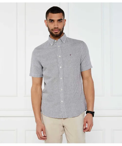 

Рубашка Regular fit Tommy Hilfiger, черный