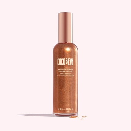 

Масло для тела Antioxidant Glow Shimmer — легкий осветлитель кожи Coco & Eve