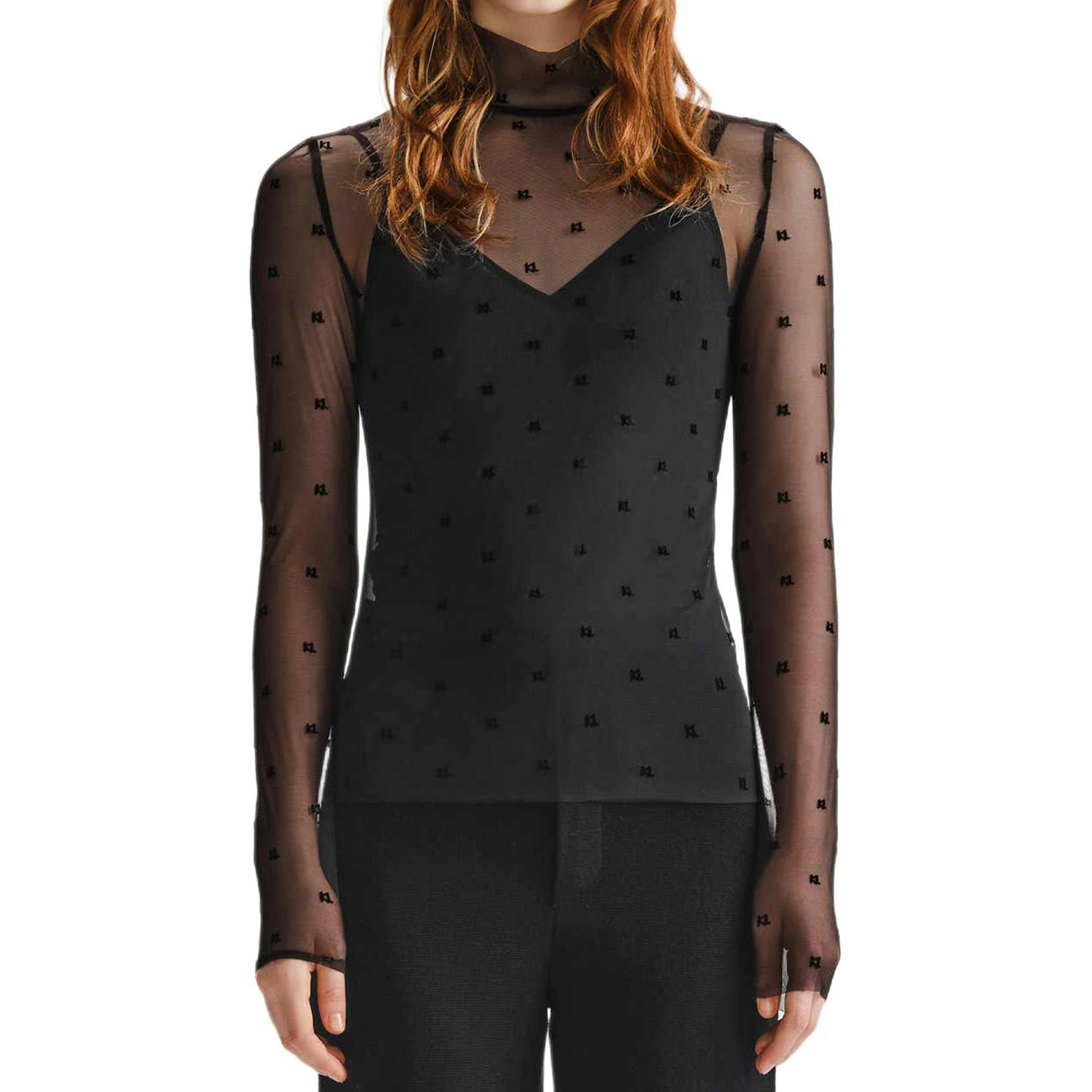 

Karl Lagerfeld / Karl Lagerfeld Jeans KARL LAGERFELD Трикотажное изделие для женщин, черное