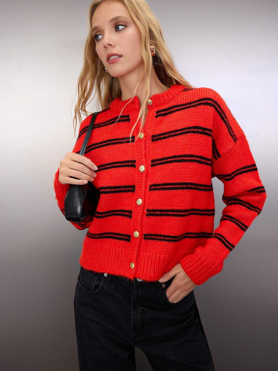 

Вязаный кардиган Trendyol, Red