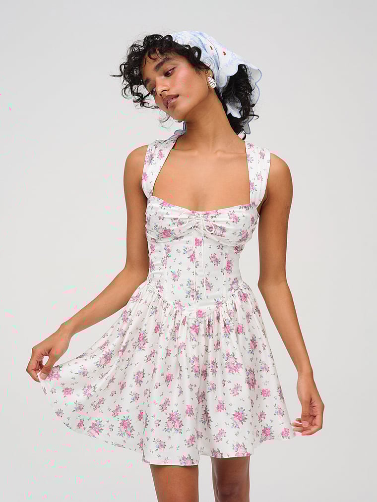 

Мини-Платье августа For Love & Lemons, мультиколор