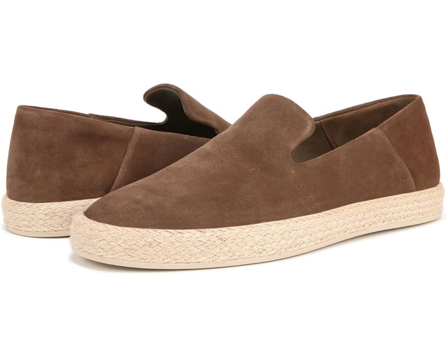 

Кроссовки Vince Emmitt Slip-On Espadrille Loafers, цвет Hickory Brown Suede, Коричневый, Кроссовки Vince Emmitt Slip-On Espadrille Loafers, цвет Hickory Brown Suede