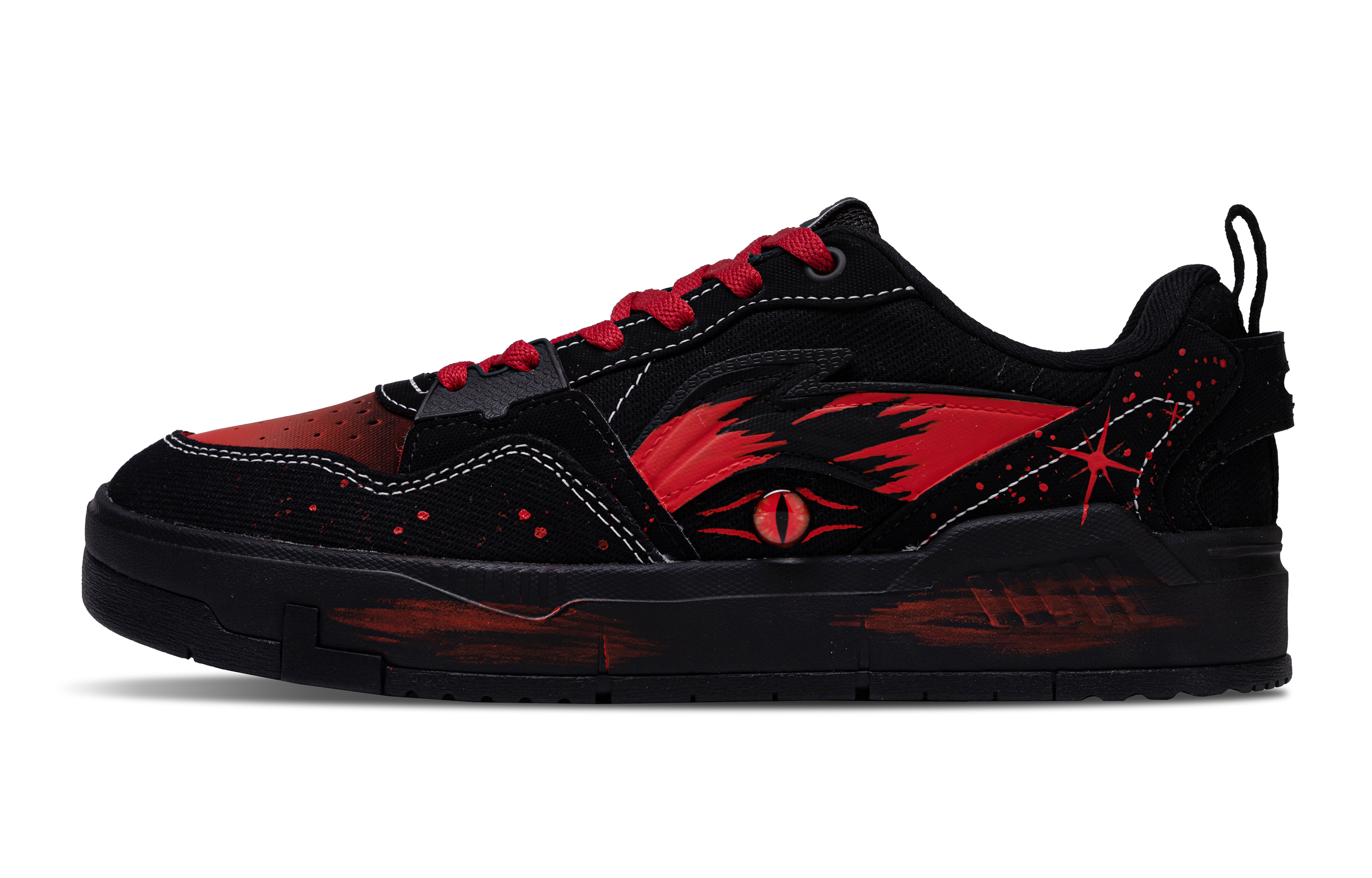 

Нескользящие, легкие и дышащие низкие кроссовки для скейтбординга Yuan Chu, мужские, черные LINING, Black