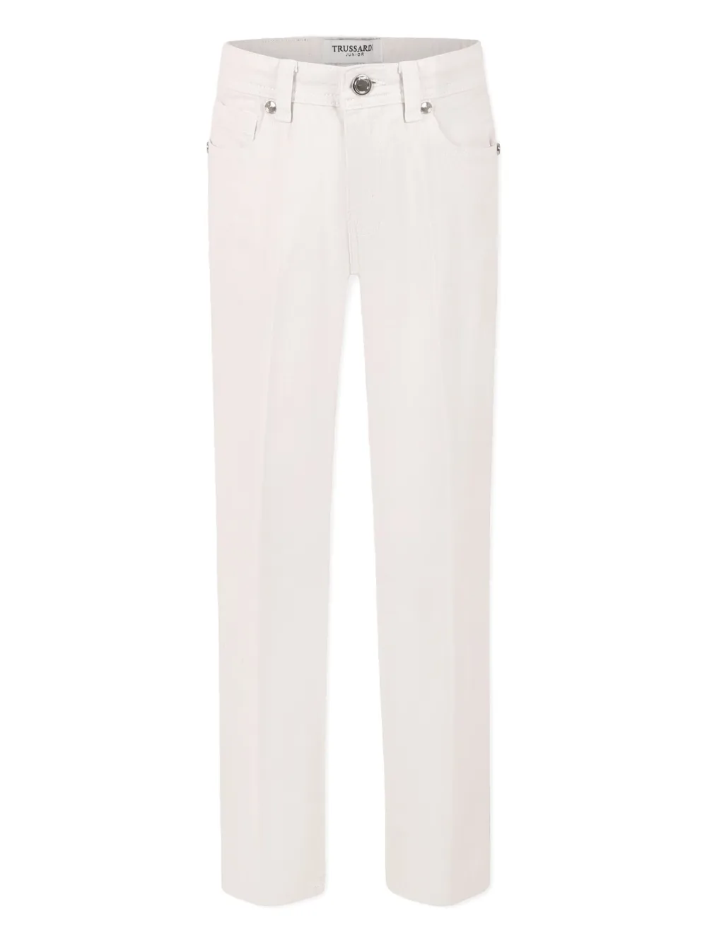 

Брюки с карманами TRUSSARDI JUNIOR, белый