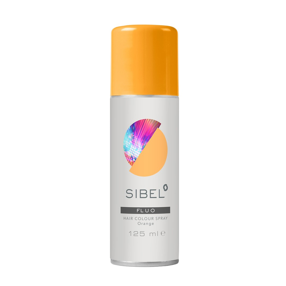 

Оранжевый лак для волос hair colour spray fluo/metal, orange Sibel, 125 мл