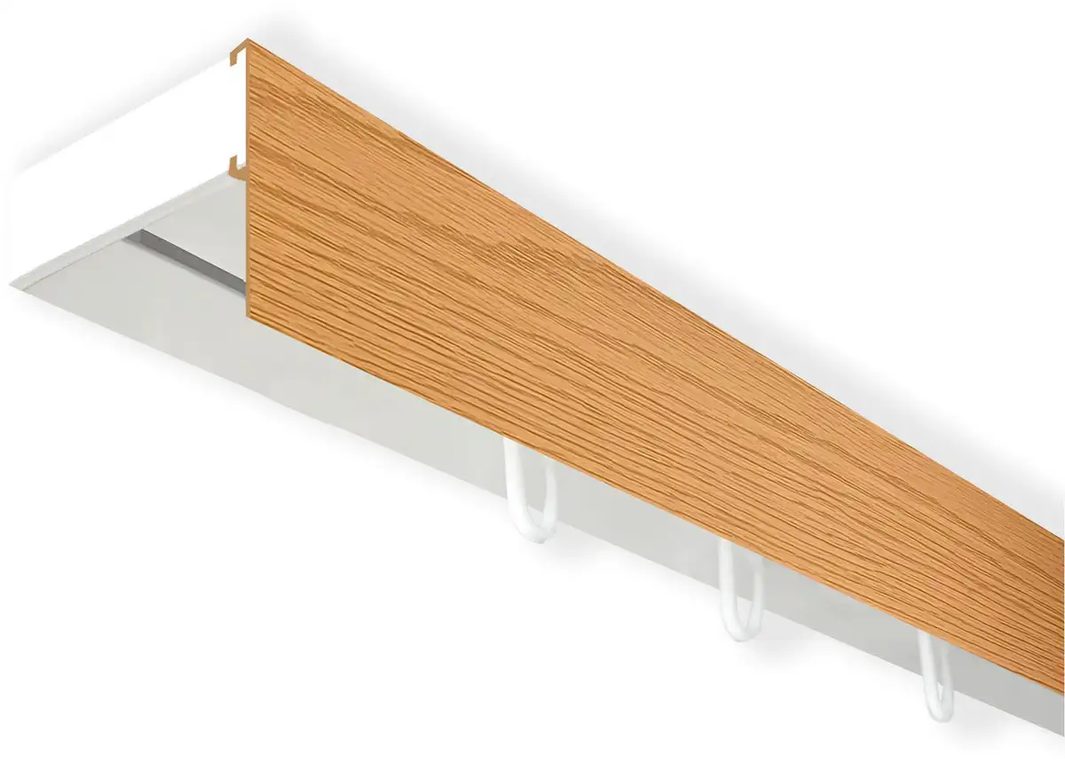 

SN DECO GROUP Карниз для штор "Карниз SH с крышкой", 1 направляющая, фиксированный размер 580 см, белый