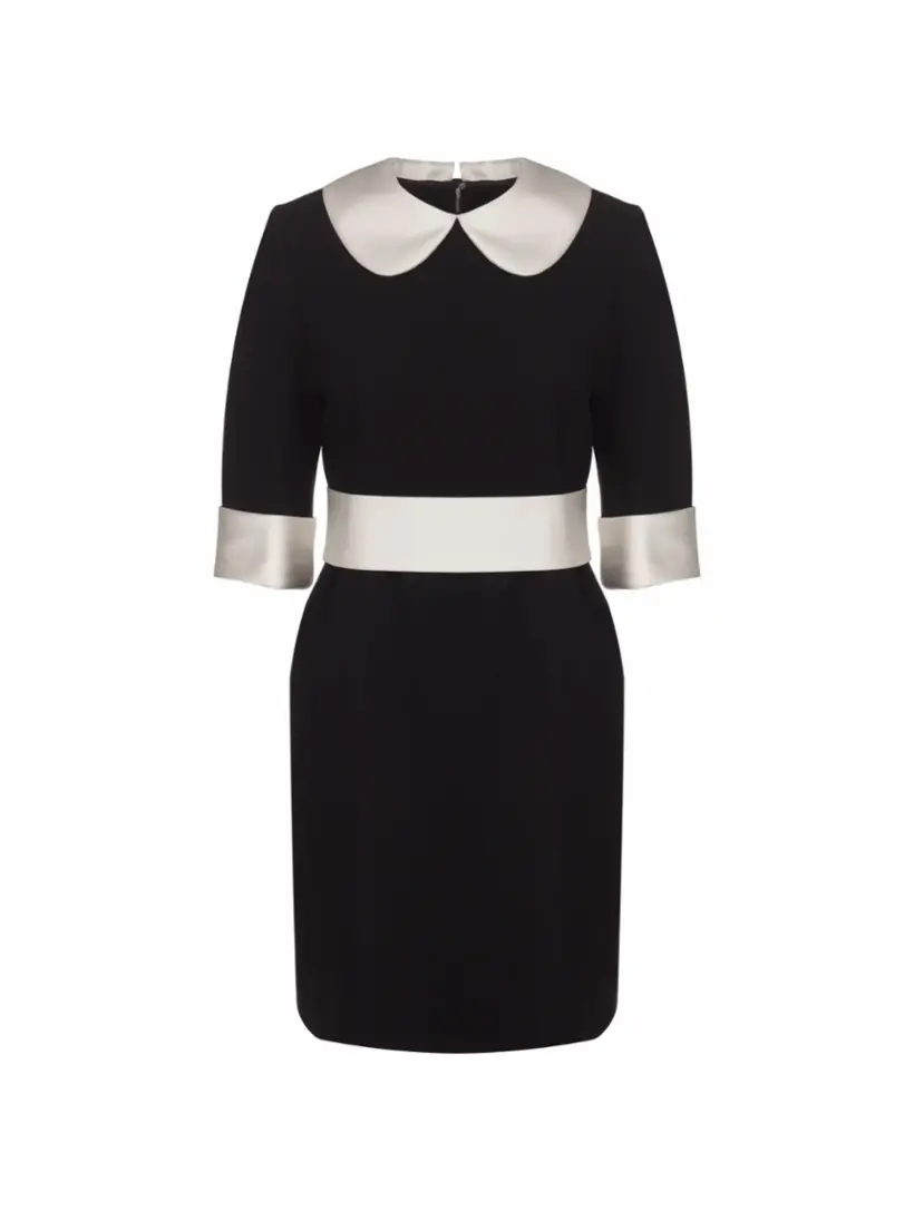 

Платье мини из крепа Dolce&Gabbana, черный