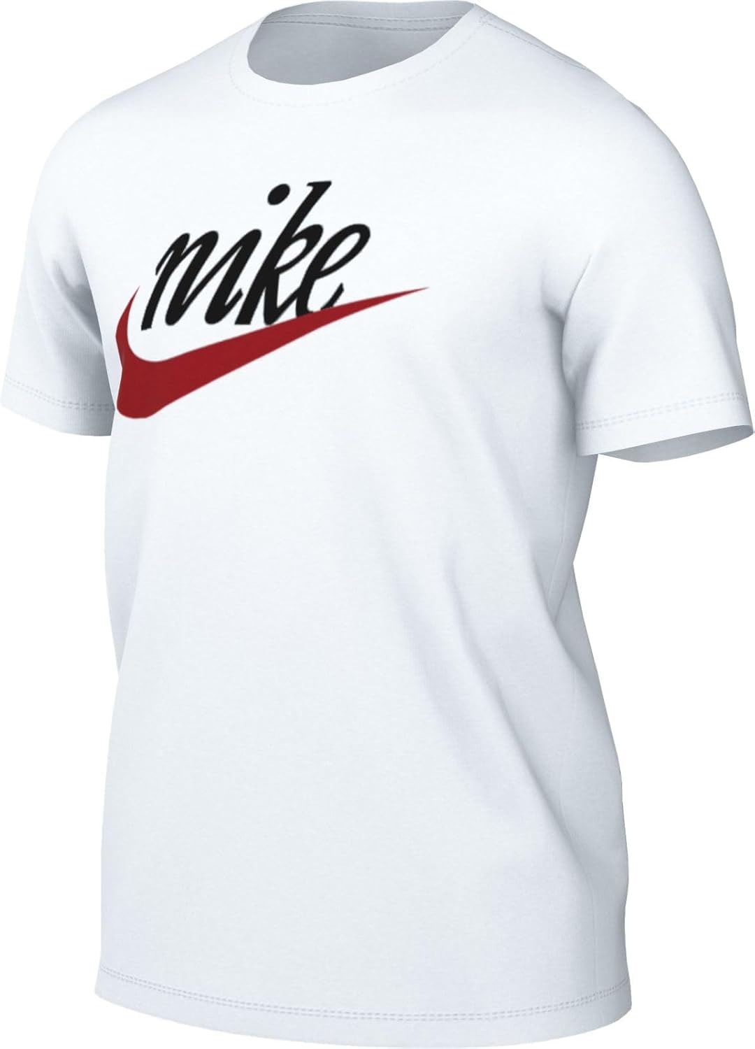 Мужская уличная одежда Nike, White - Black - Red — фото 4