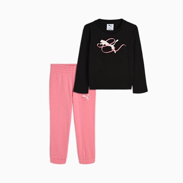

Футболка с длинным рукавом и спортивные брюки для малышей Matching Sets Puma, черный