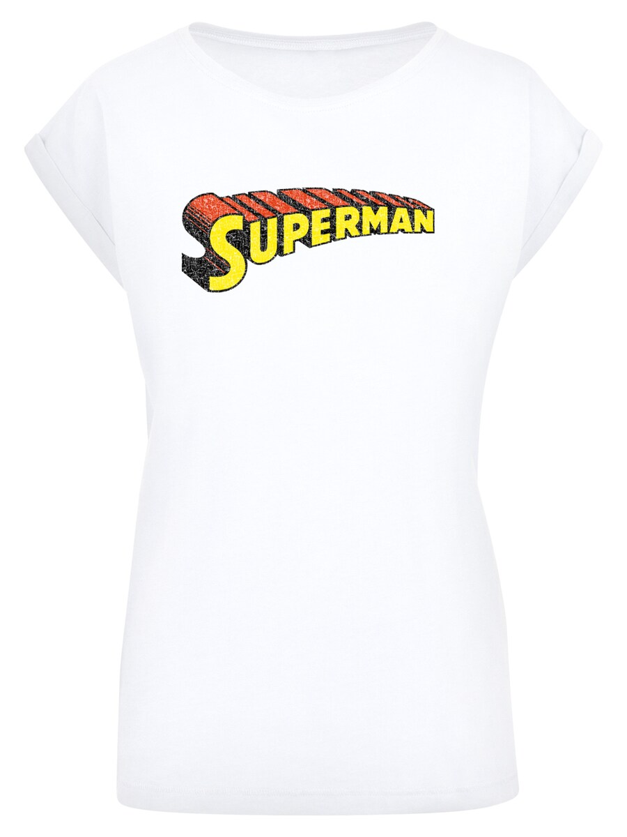 

Рубашка F4NT4STIC DC Comics Superhelden Superman Telescopic Crackle Logo, белый