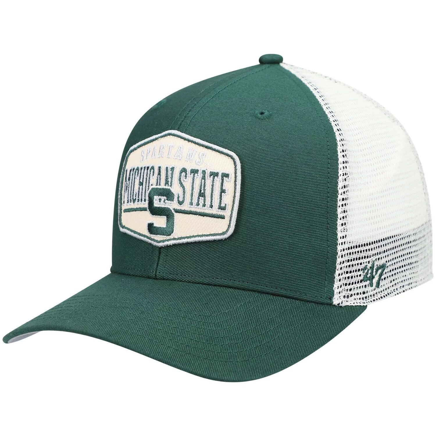 

Мужская зеленая кепка '47 Michigan State Spartans Shumay MVP Trucker Snapback