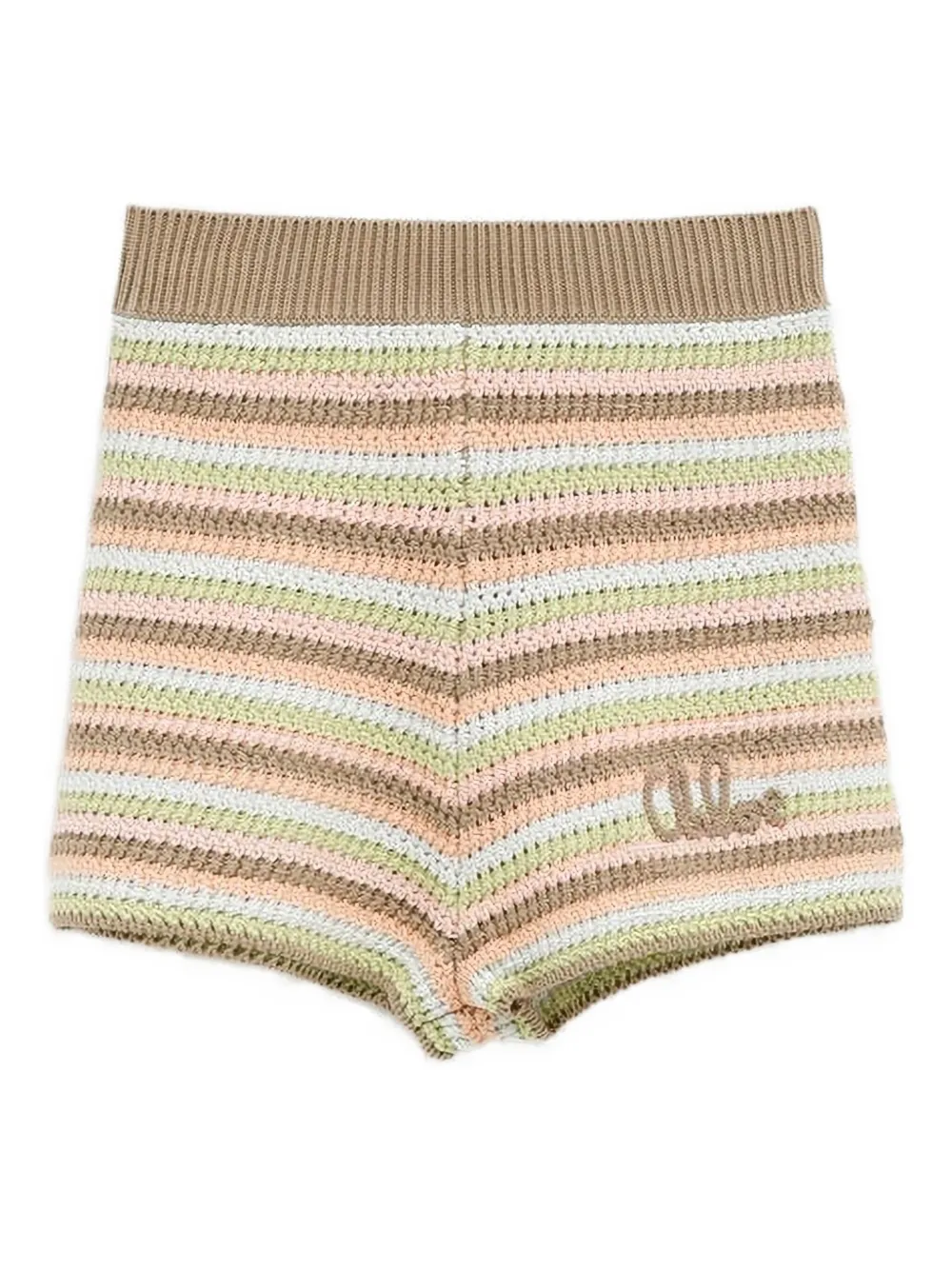 

Шорты в технике кроше CHLOÉ, зеленый