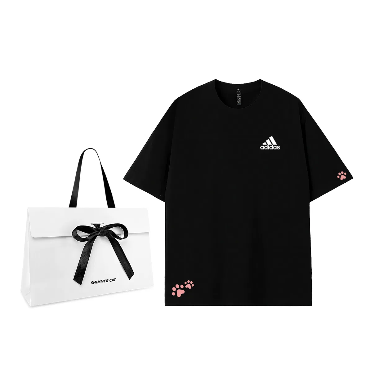 Футболка с принтом Adidas MUST HAVES белая