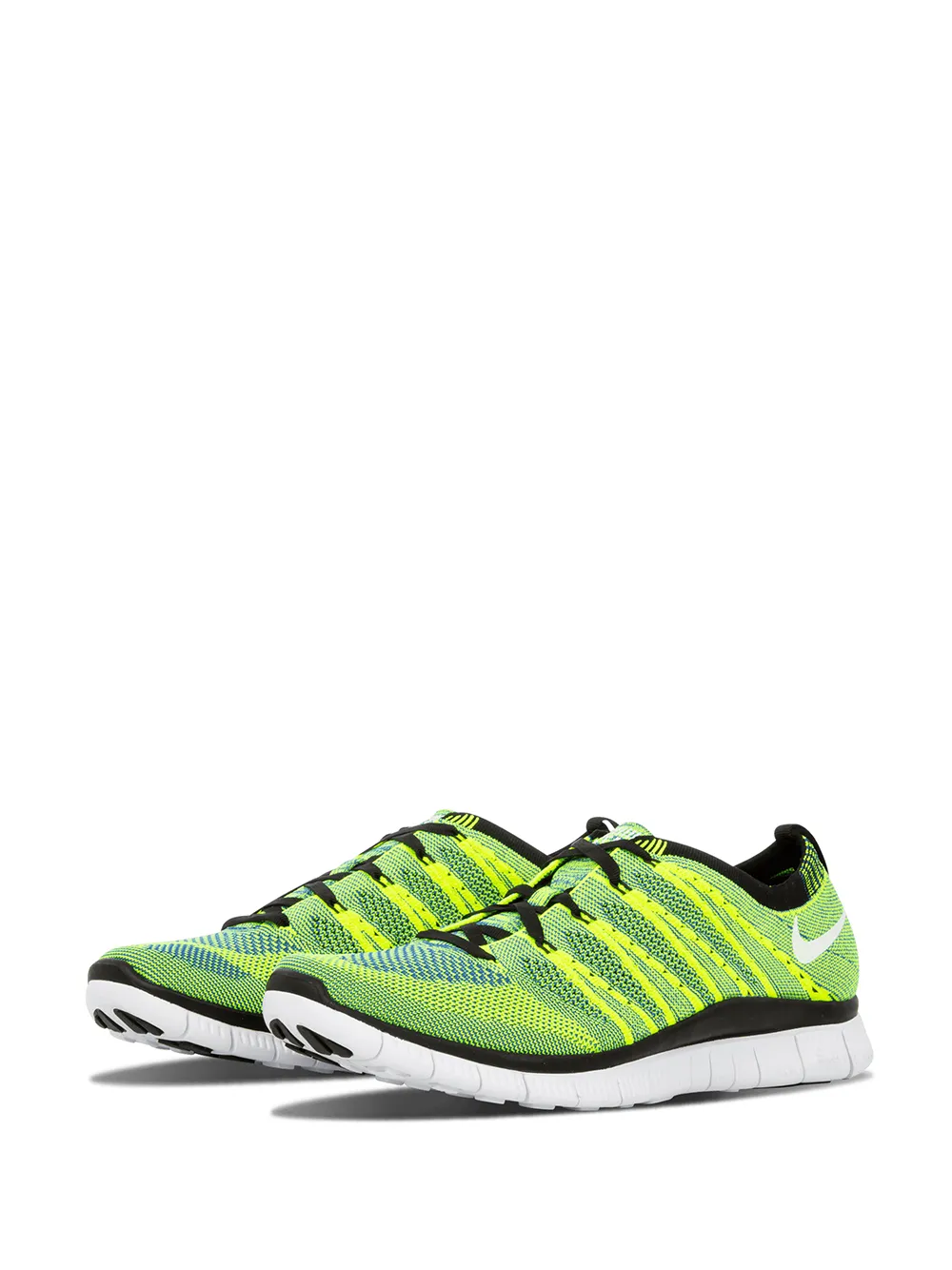 Кроссовки Free Flyknit HTM Nike, зеленый — фото 2