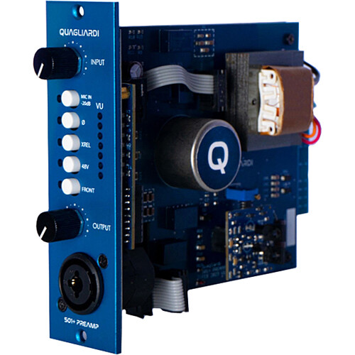 

Микрофонный предусилитель QUAGLIARDI PRO AUDIO 501+ Preamp 500 Series Microphone QUAG-501+