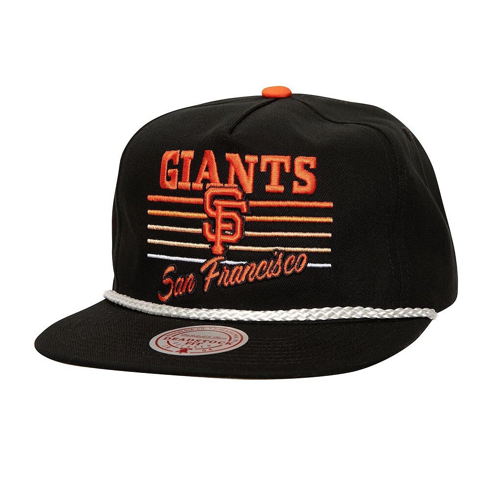 

Мужская черная кепка Mitchell & Ness San Francisco Giants Radiant Lines Deadstock Snapback, цвет Gnt Black