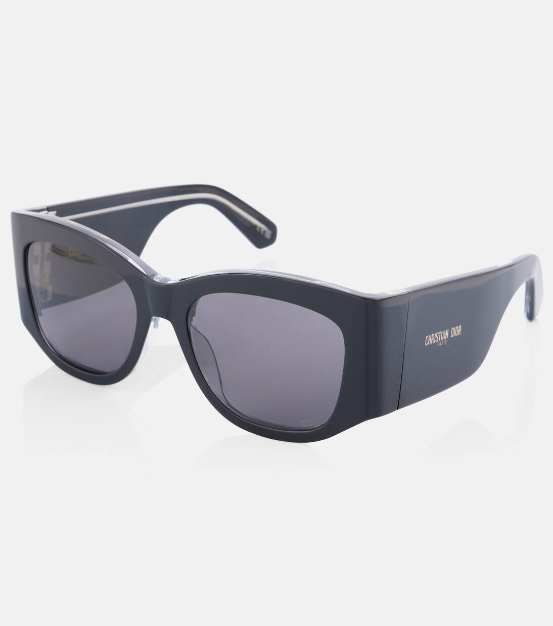 Солнцезащитные очки Diornuit S1I большого размера Dior Eyewear, черный — фото 4