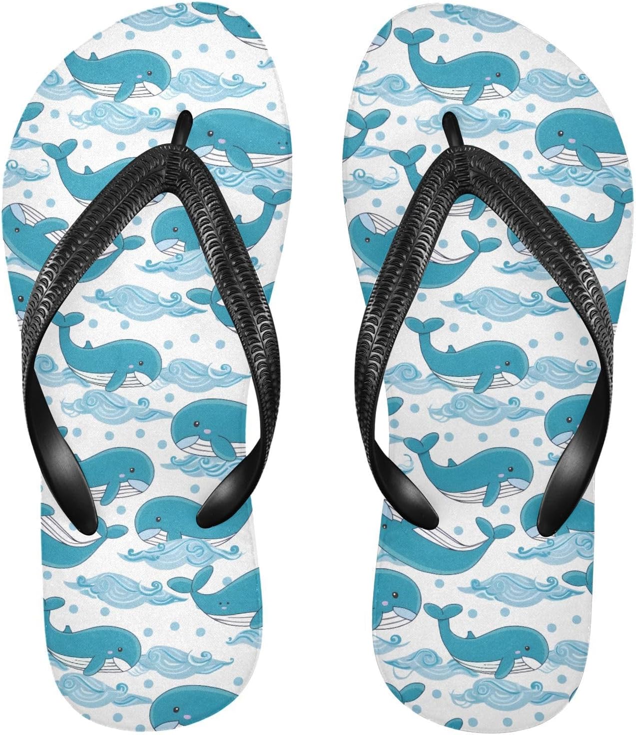 

Шлепанцы MNSRUU для женщин и мужчин, Whales A8508