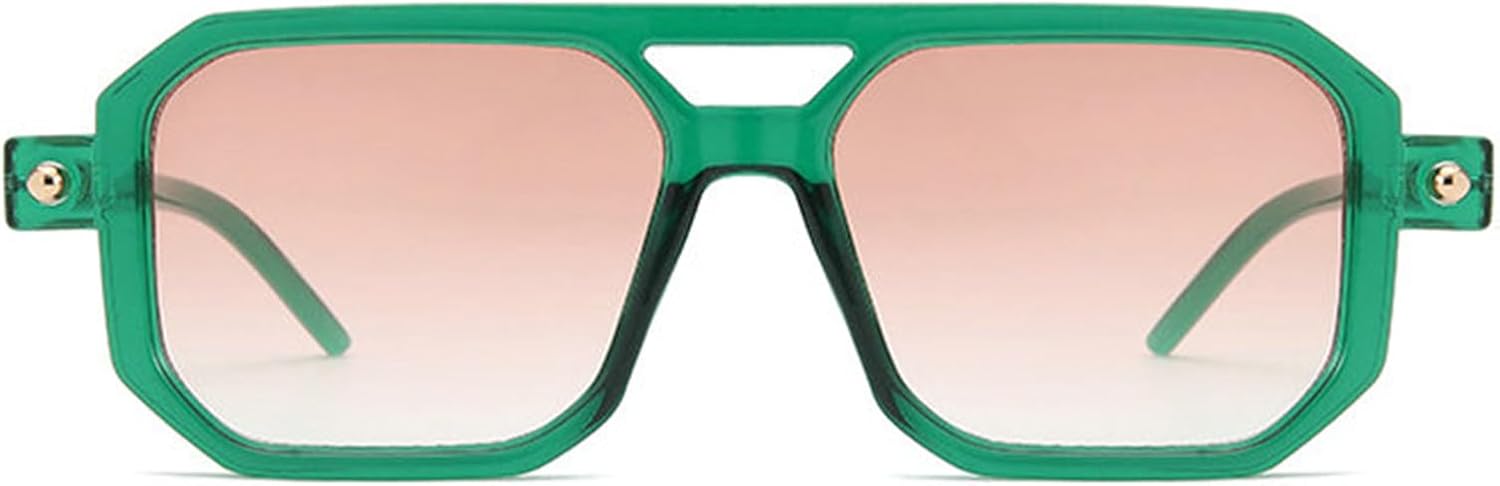 

Винтажные солнцезащитные очки-пилот от Helena для женщин и мужчин, в стиле ретро 70-х, плоские, квадратные, с градиентным переходом цвета, модные, стильные, с защитой от УФ-излучения UV400, C9