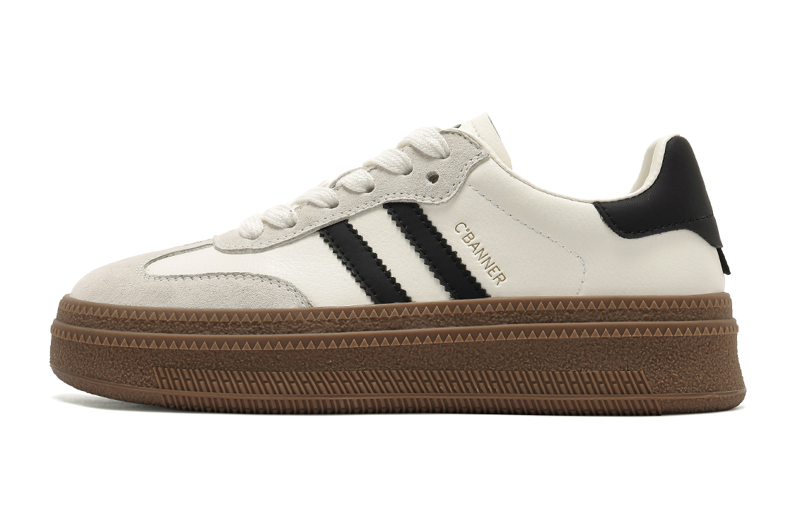 

C°BANNER Амортизирующие легкие низкие немецкие армейские кеды унисекс бежево-черные, цвет Beige Black