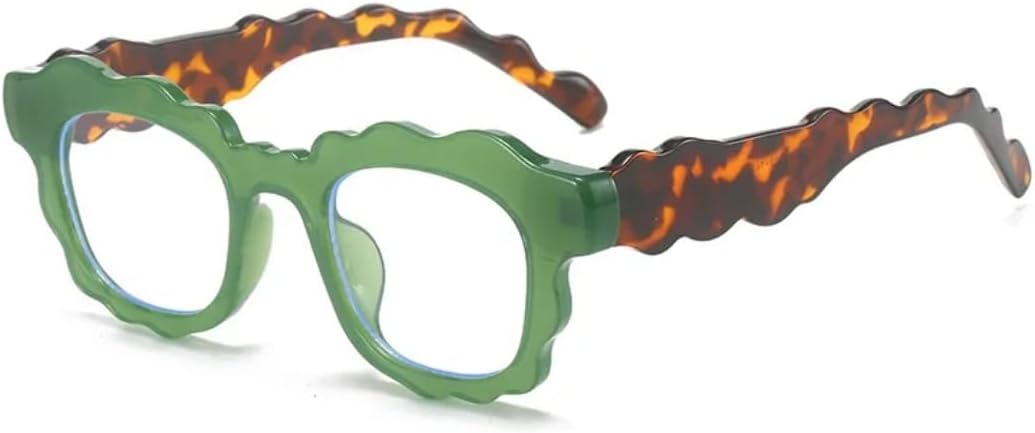 

Популярные квадратные солнцезащитные очки для женщин в стиле ретро-панк, солнцезащитные очки с защитой от УФ-излучения для мужчин, трендовые очки класса люкс UATXTAU, Green White