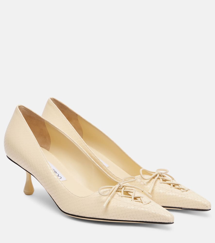Туфли-лодочки Scarlett 50 из кожи Jimmy Choo, Buttermilk
