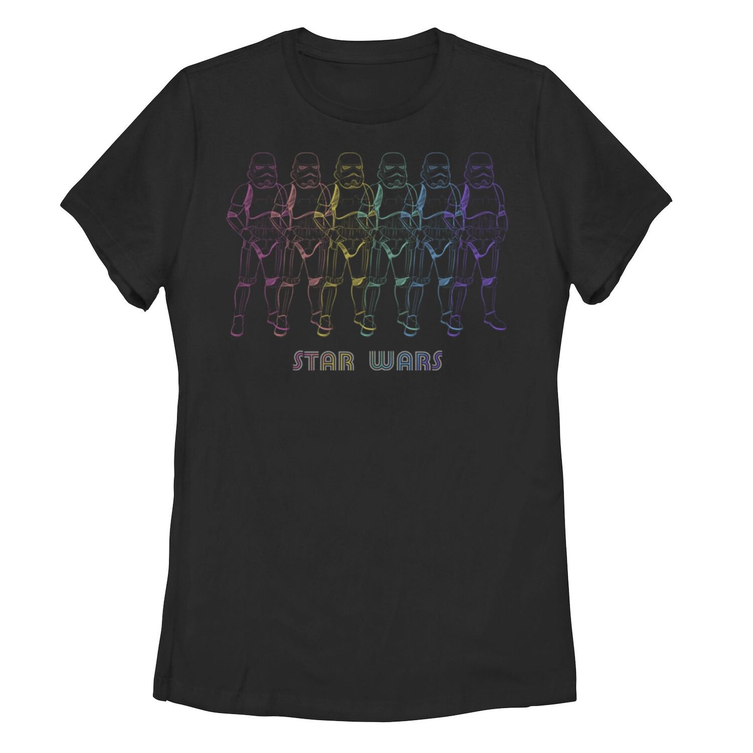 

Футболка для юниоров Star Wars Pride Rainbow Stormtroopers Line Up Licensed Character