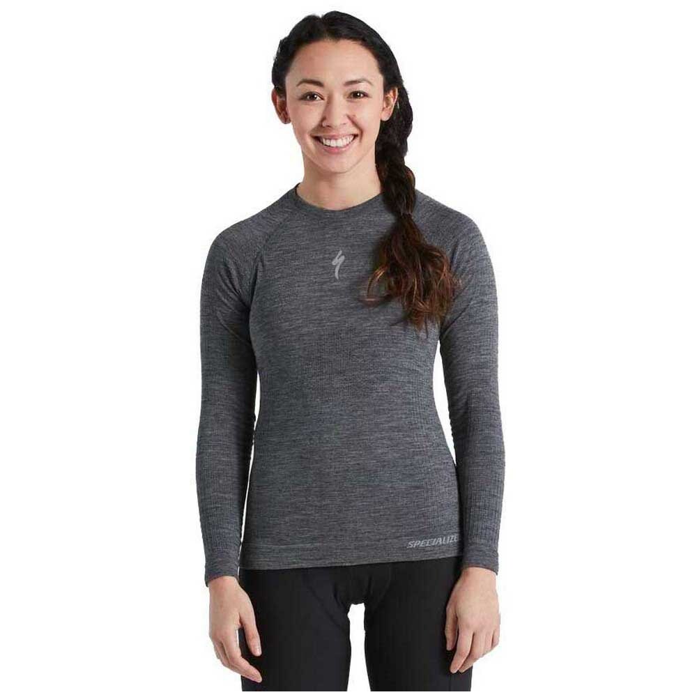 

Базовый слой Specialized Merino Seamless, серый