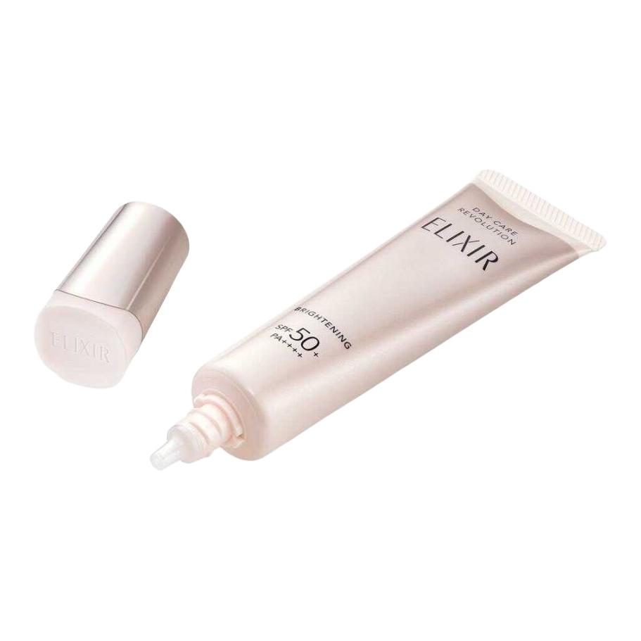 ELIXIR 3 в 1 крем-солнцезащитный bright white освежающий стойкий подтягивающий spf50+ pa++++ 35мл — фото 2