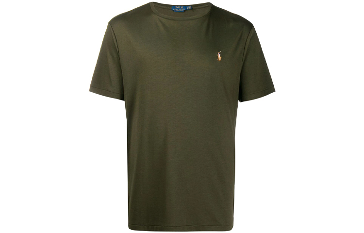 

Классическая футболка поло из плотного джерси Polo Ralph Lauren, зелёная