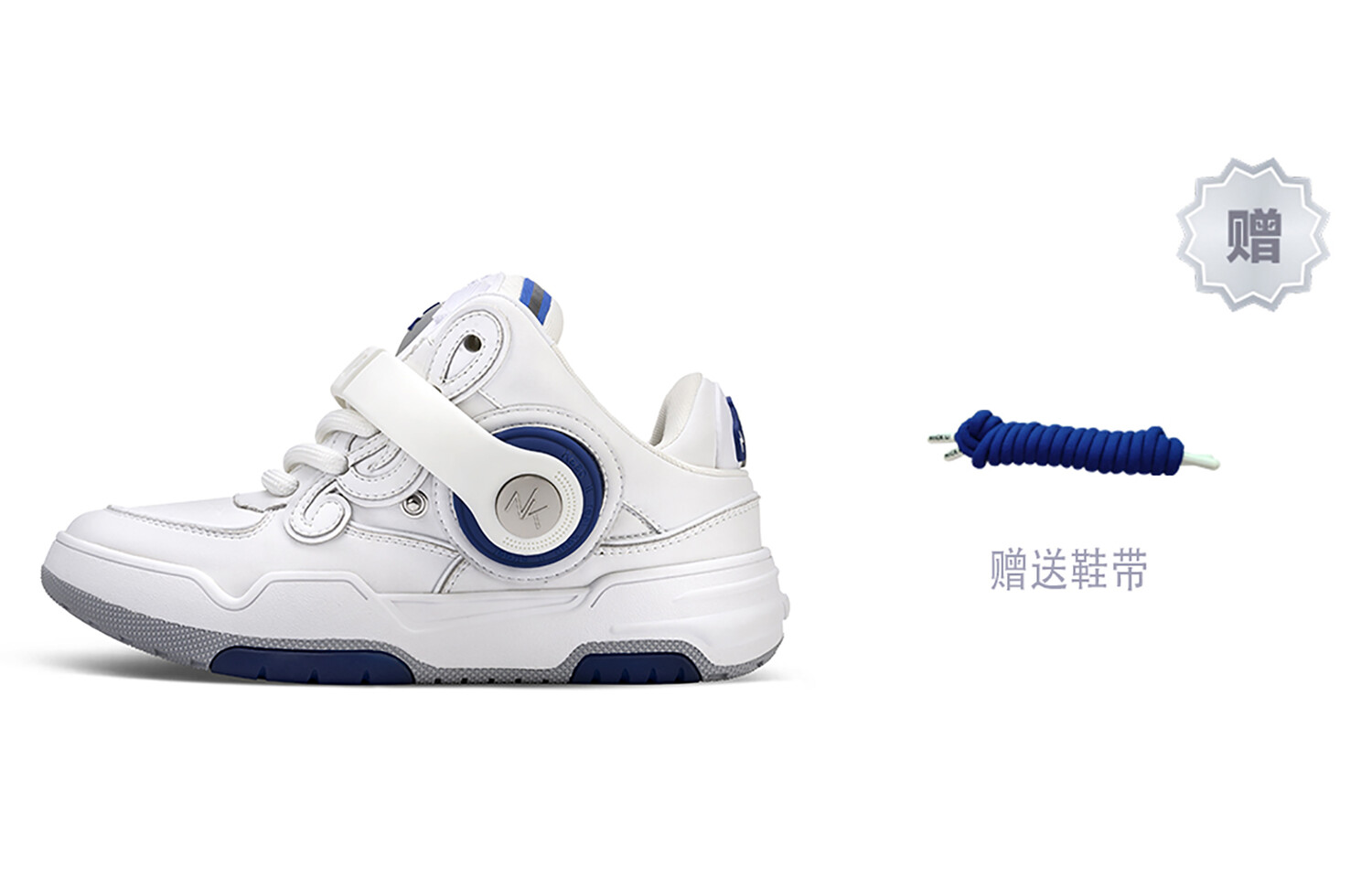 

Кроссовки NICK.LI Skateboarding Shoes Unisex Low-top, белый