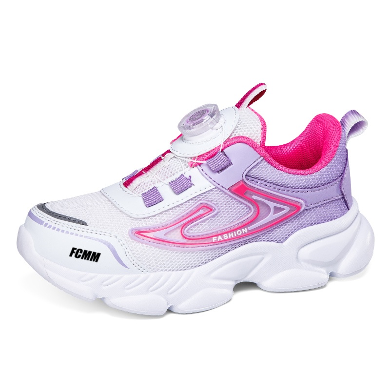 

Противоскользящая и дышащая повседневная обувь для детей FCMM, фуксия/розовый/красный