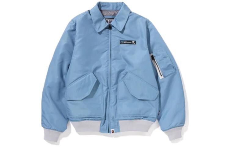 

Куртка-бомбер BAPE Honeycomb Ripstop A Bathing Ape, синий