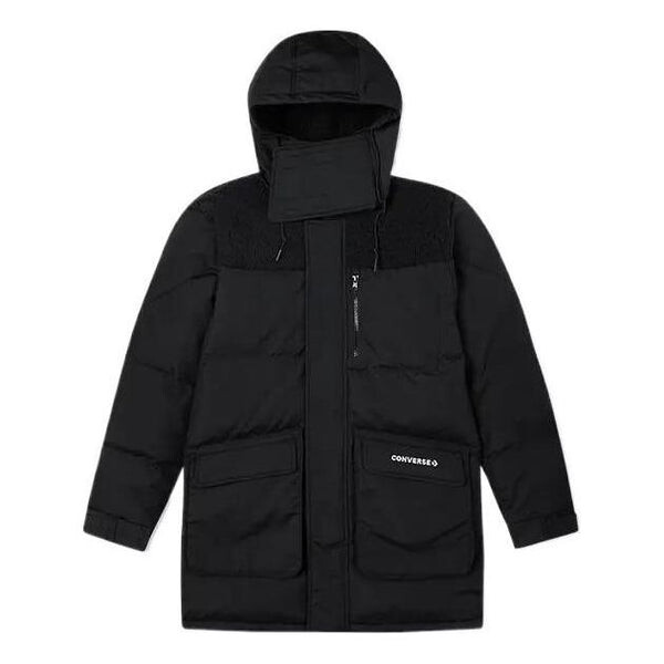 

Куртка premium mid down jacket 'black' Converse, черный