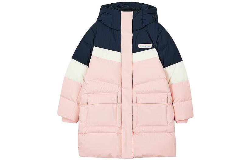 Пуховик Клубнично-кремовый розовый для подростков Skechers, Cream Pink/01UJ — фото 2
