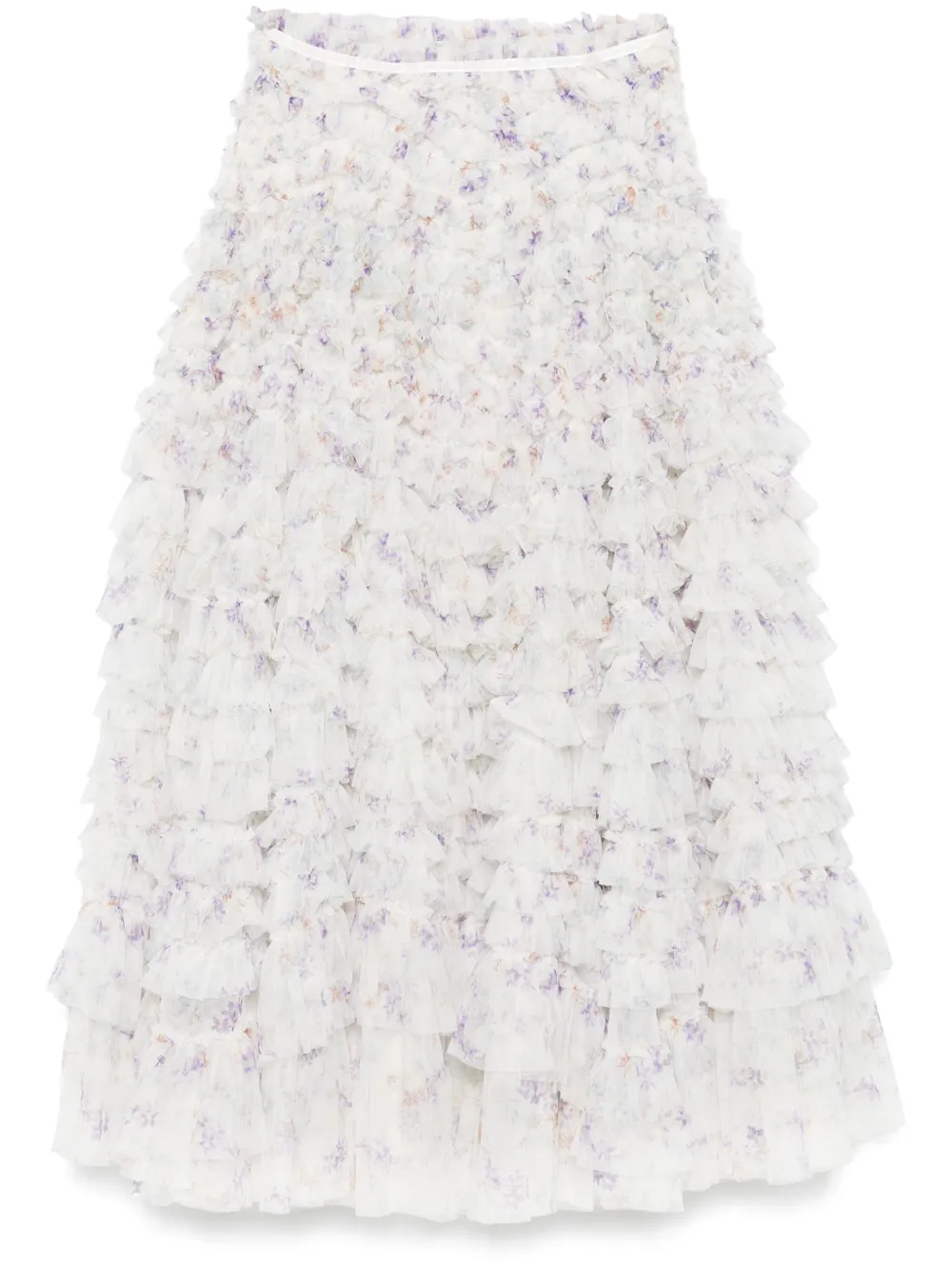

Юбка макси Ophelia Ditsy Hattie Needle & Thread, белый