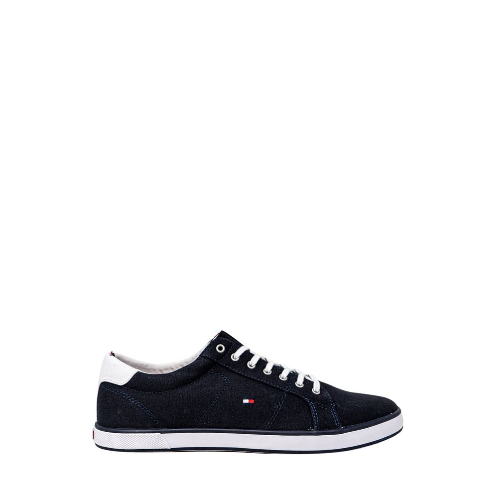 

Синие хлопковые кроссовки Tommy Hilfiger