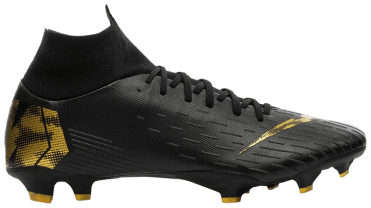 

Кроссовки Nike Mercurial Superfly 6 Pro FG 'Black Gold', черный