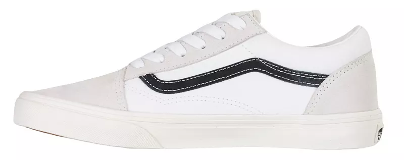 Детские замшевые кроссовки Old Skool для начальной школы Vans, черный/белый — фото 3