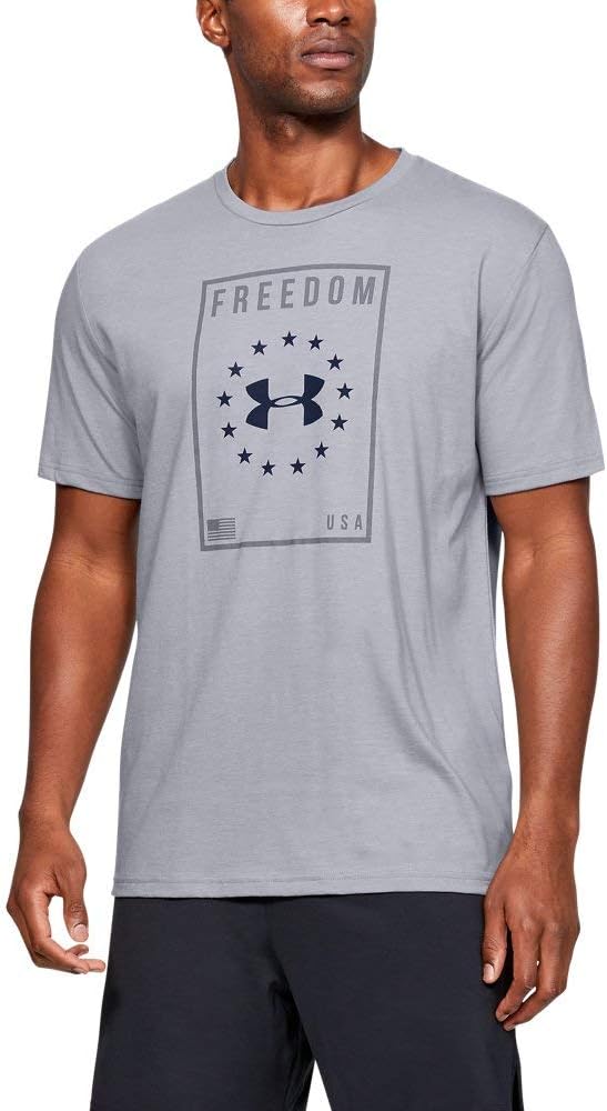 

Мужская футболка Freedom Lockup от Under Armour, Steel Medium Heather