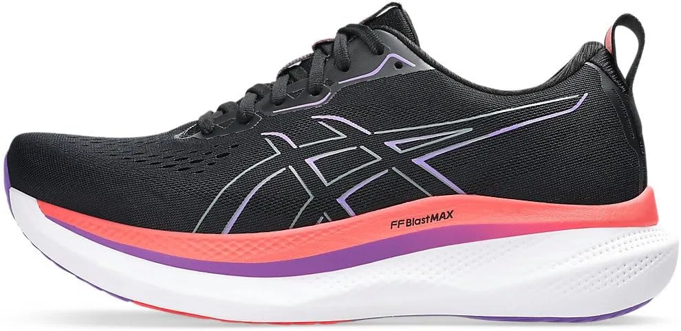 Мужские кроссовки ASICS Glideride Max, Black Flash Red — фото 3
