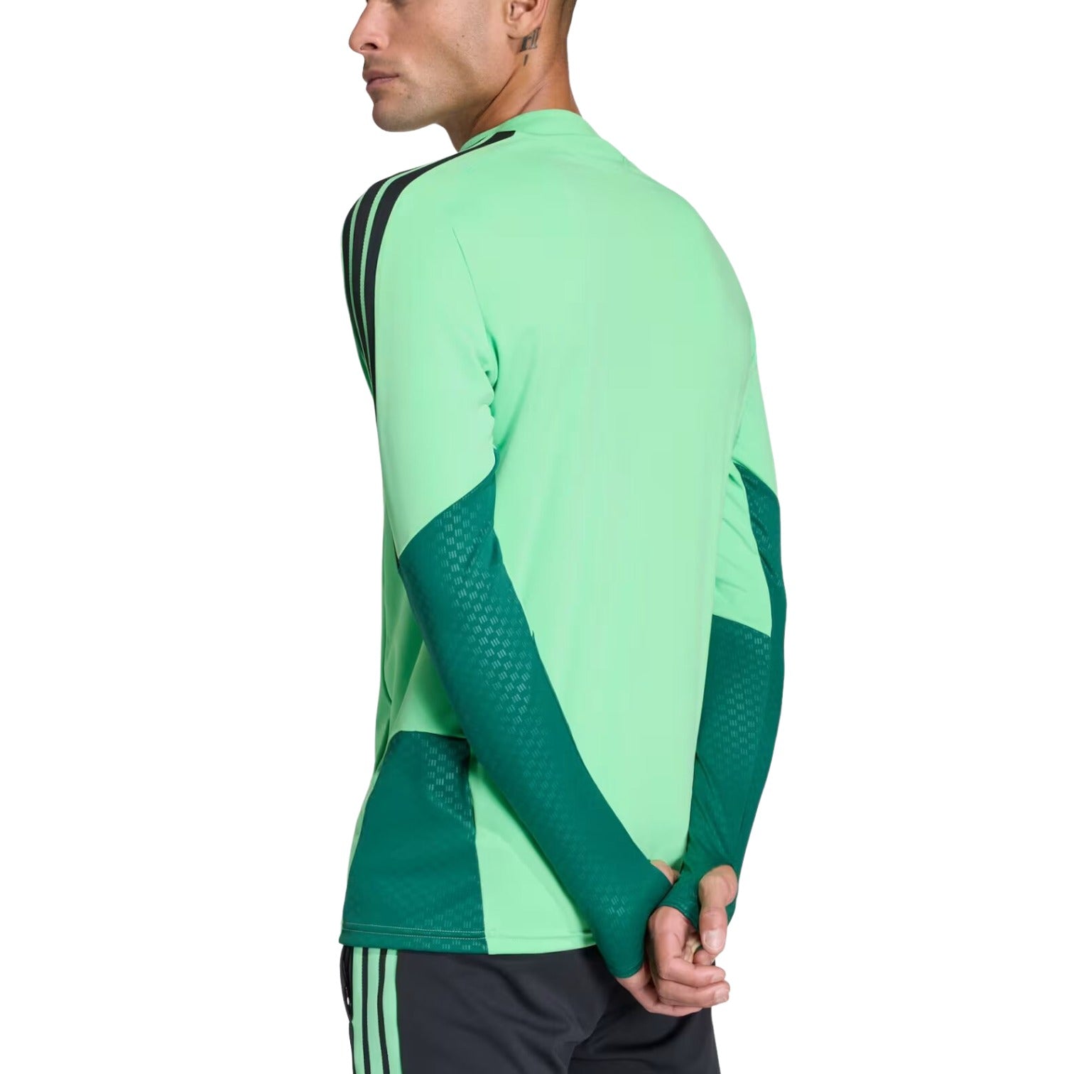 Тренировочная футболка Adidas Mexico 26 Tiro Training Top 'Semi Flash Green' — фото 3