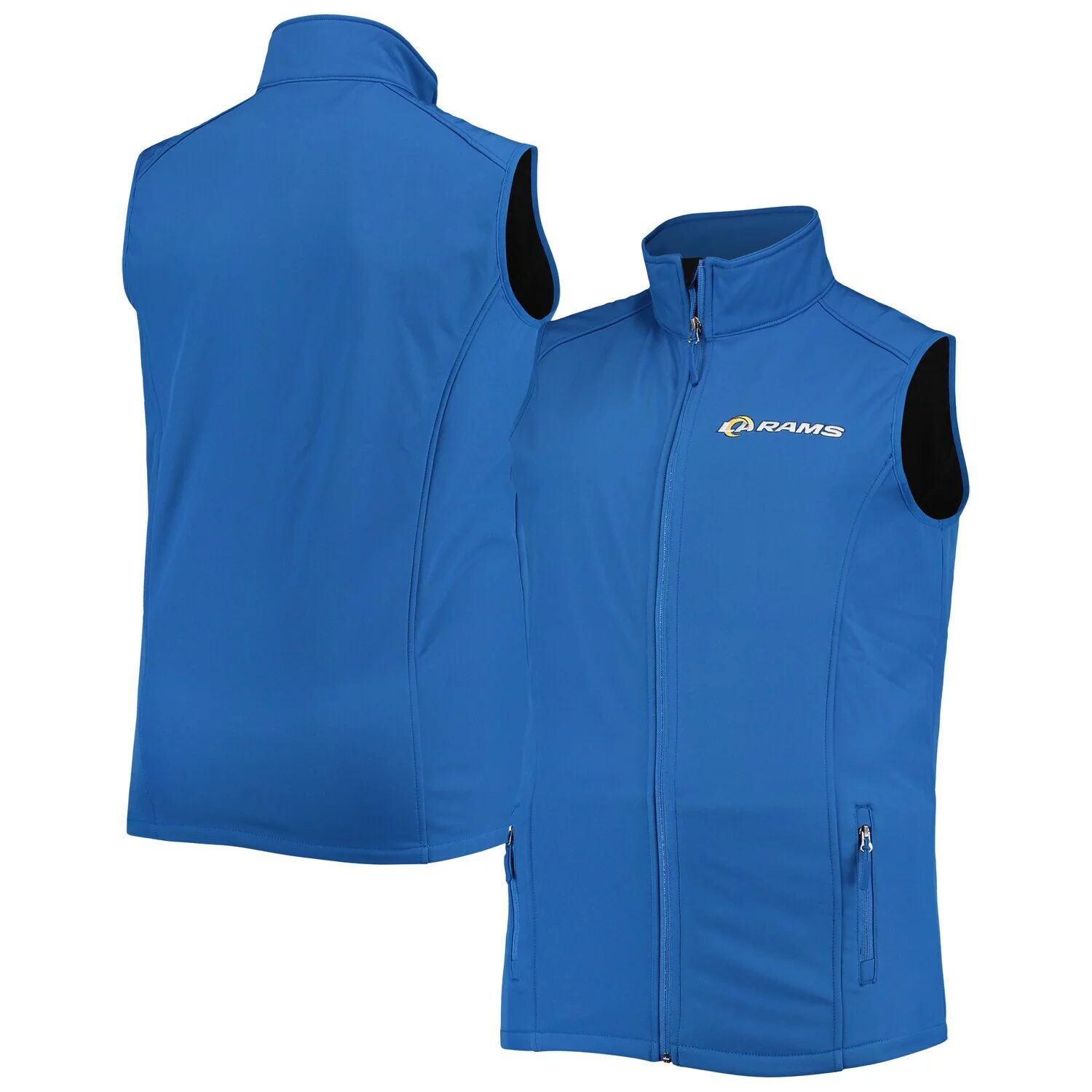 

Мужской жилет с молнией во всю длину Dunbrooke Royal Los Angeles Rams Big & Tall Archer Softshell