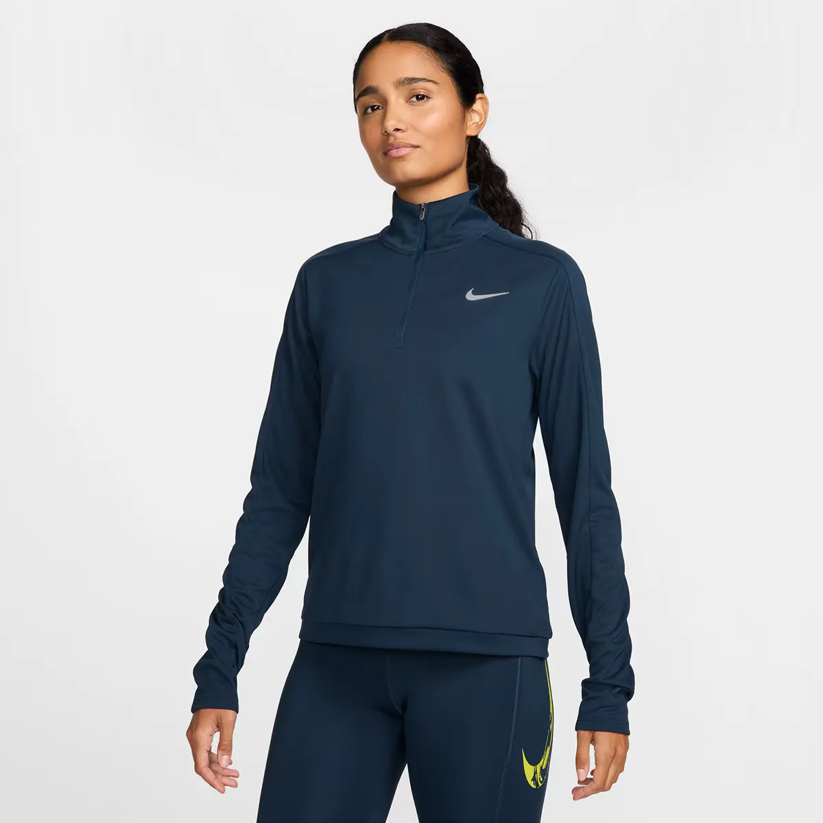

Женская толстовка Nike Dri-FIT Pacer, темно-синий