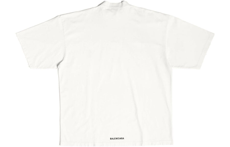 Футболка Balenciaga Je t'aime T-shirt Large Fit 'White', белый — фото 2