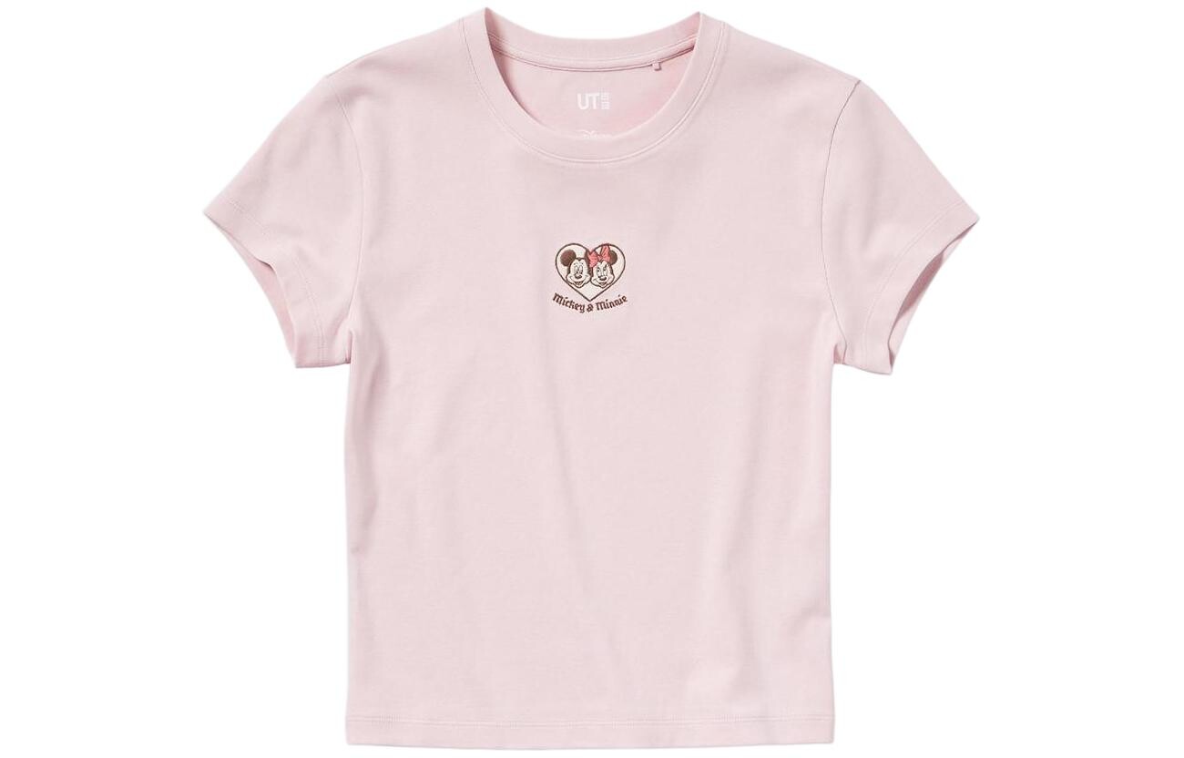 

Футболка женская Uniqlo, пастельно-розовый