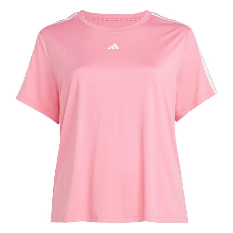 

Футболка с 3 полосками AEROREADY Train Essentials — большие размеры ADIDAS, цвет rosa