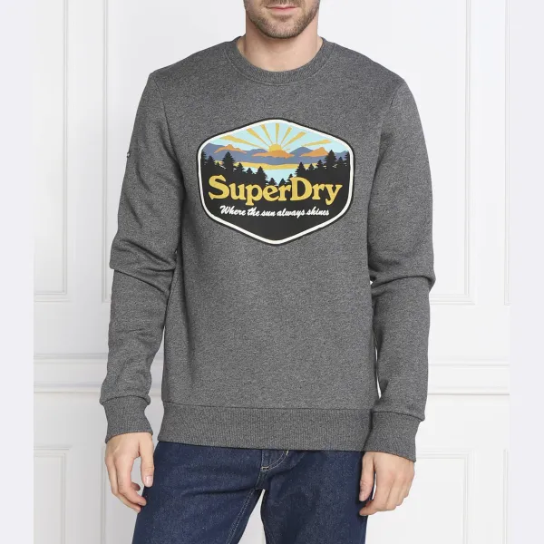 

Толстовка обычного кроя Superdry, серый