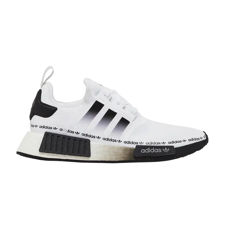 

Кроссовки adidas NMD_R1 'White Black Gradient', белый