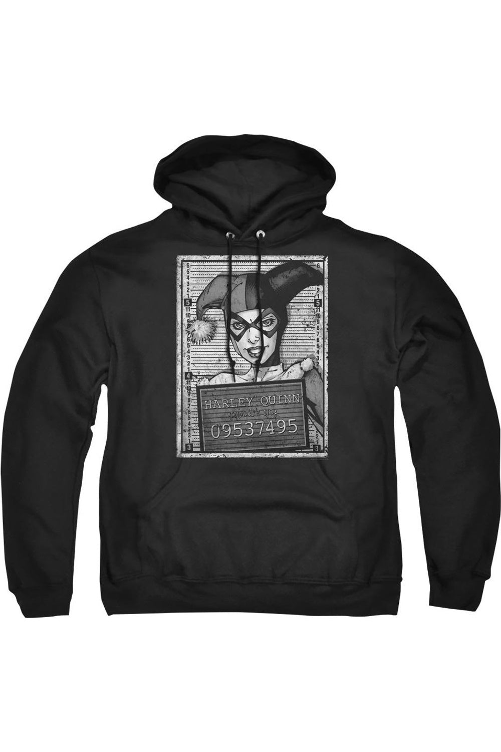 

Толстовка с капюшоном Batman Harley Inmate для взрослых Gildan, черный